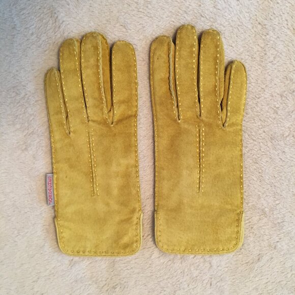 JORDACHE suede gloves size 6.5 - Picture 1 of 10